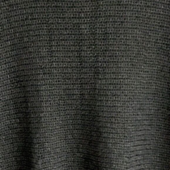 EILEEN FISHER Scoop Neck Metallic Sweater Grey M - Picture 3 of 4